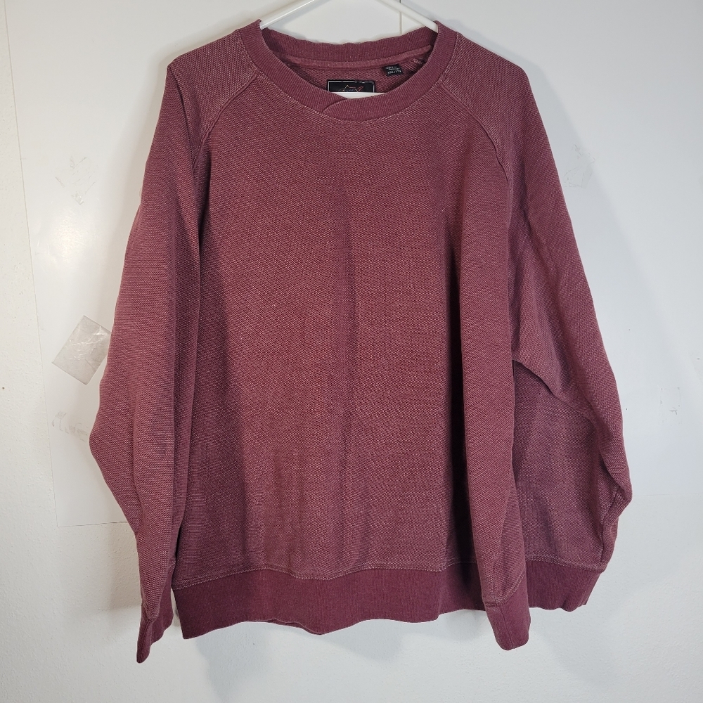 Mens Greg Norman Sweatshirt Red Size XXL One cuff might be a bit stretched out